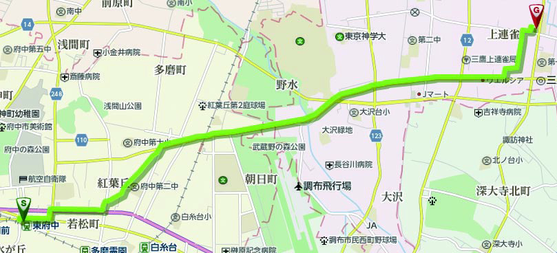 京王線東府中