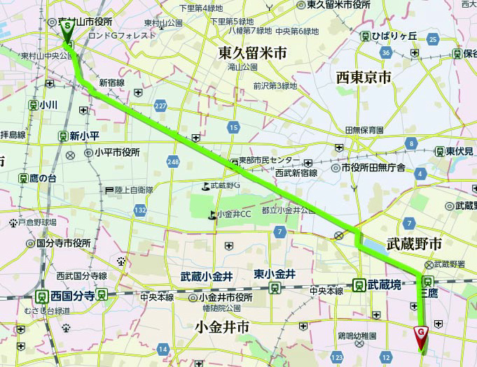 西武新宿線久米川