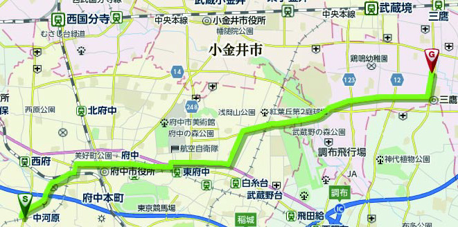 京王線中河原